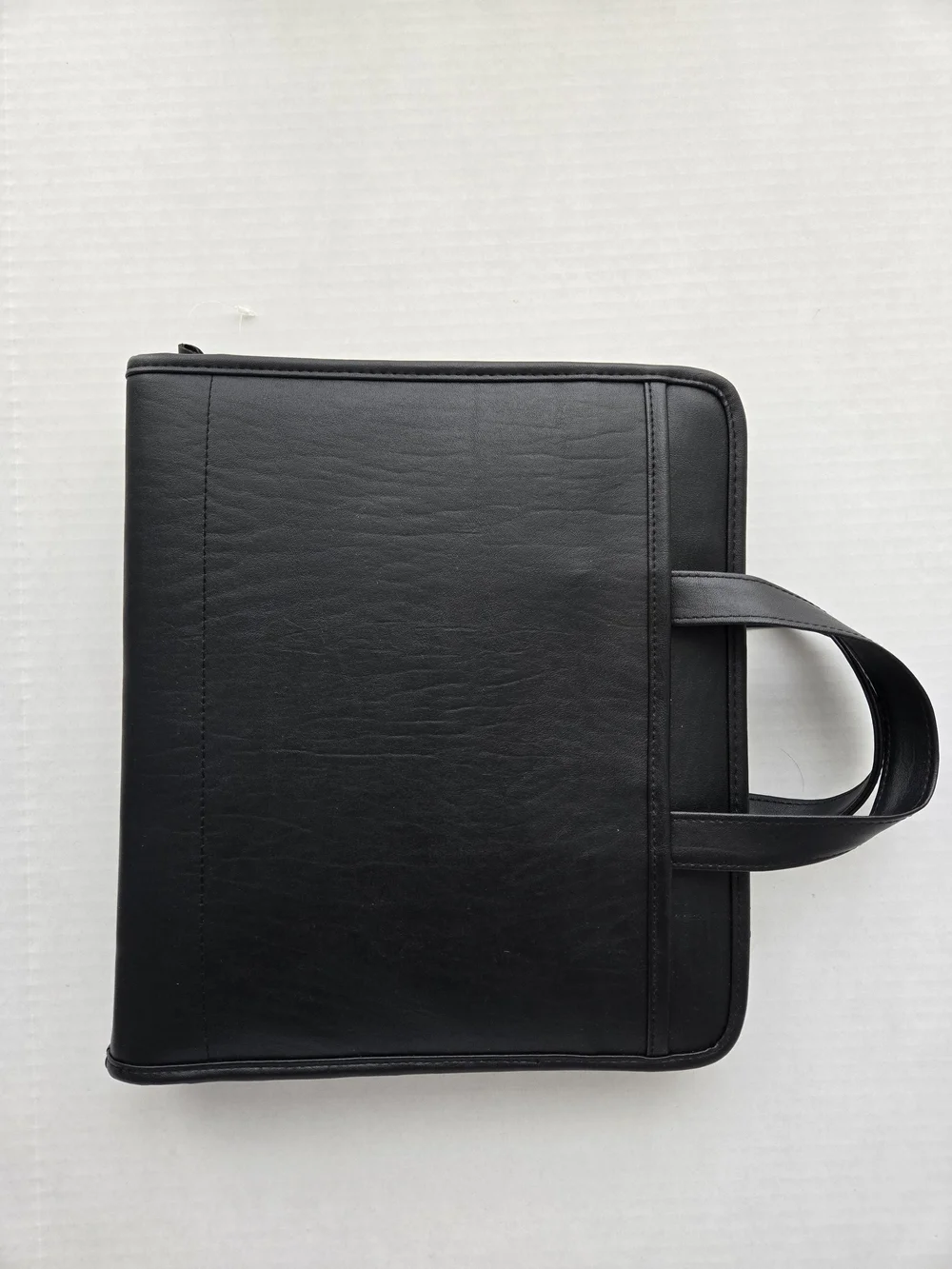 Avery Vintage Black Power Case Organizer Zipper Binder With Handles - NEW